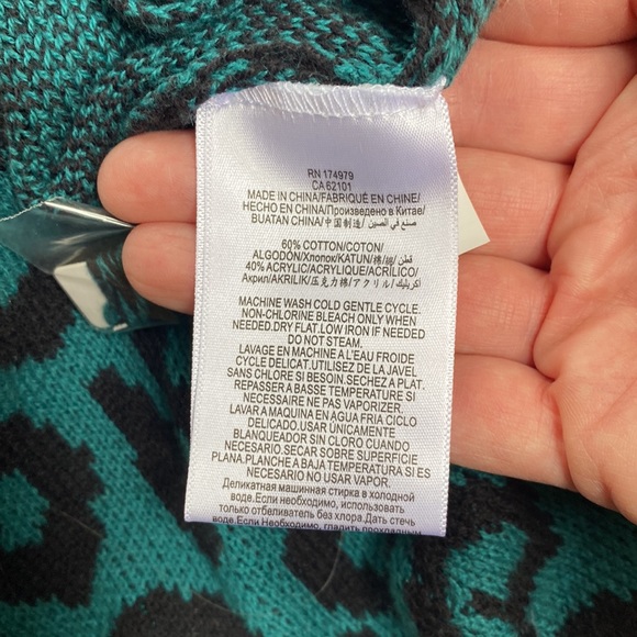 BCBG Generation Animal Leopard Print Long Duster Cardigan - Picture 9 of 11